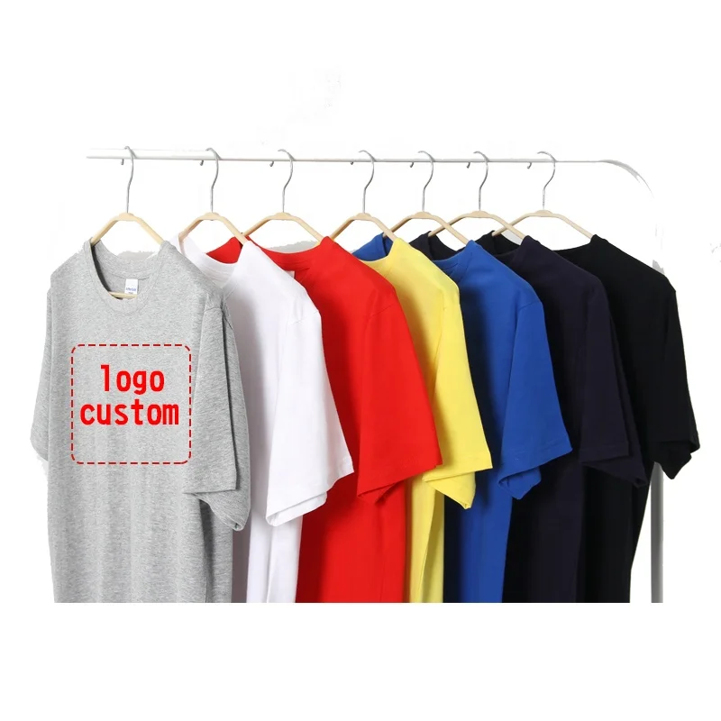 New selling custom logo tshirts round neck loose high quality big size 210 grams 100% cotton t shirts