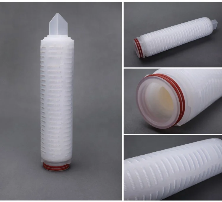 Liquid Filtration Element 0.1- 0.45 Micron PES Membrane Filter Cartridge with reinforced PP inner core