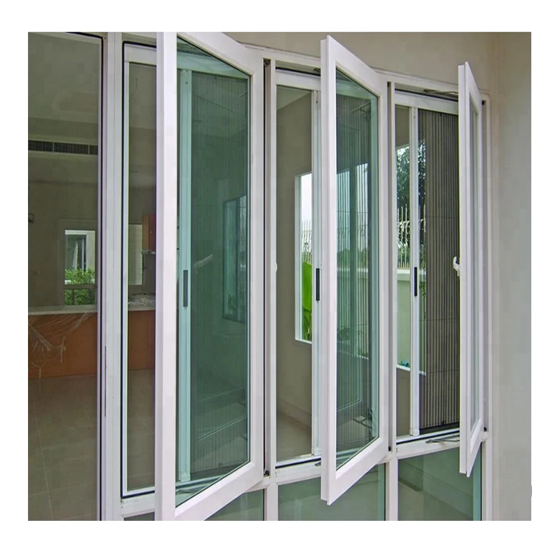 Imagery Brand upvc profile window new arrival modern design double tempered glass UPVC/PVC/Vinyl Casement Windows