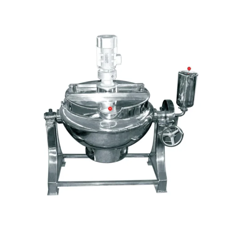 Lab customized vacuum mixer jacket mixing kettle electric jacketed kettle cooking pot with mixer