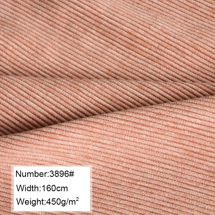 3896# Ladder rib fabrics 24%Cotton 4%Spandex 72%Polyester for sweater, home Textile
