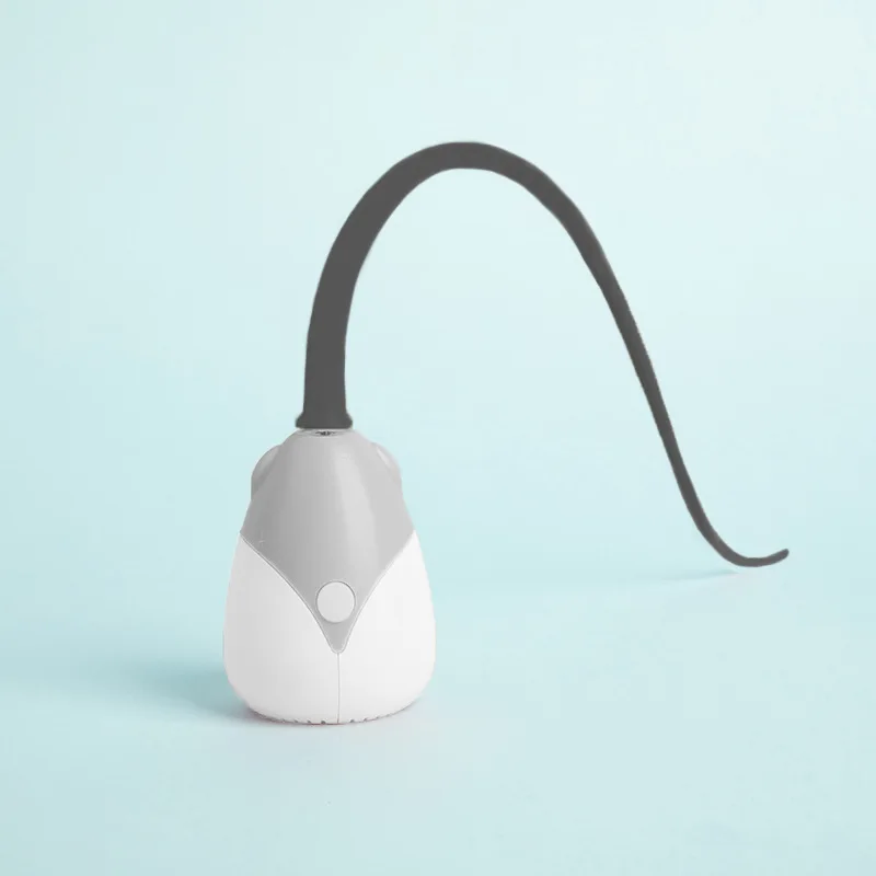 Electric Silicone Tail Interactive Teaser Stick Automatic Bite-resistant Self-pleasure Cat Toys Rod
