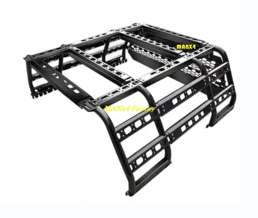 Deluxe Universal Roll Bar Bed Rack for Pickup Truck
