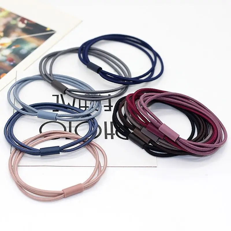 
10/30 pcs/lot Hair Accessories rubber bands for women Scrunchy Elastic Hair Bands Girls cheap elastic hair band 