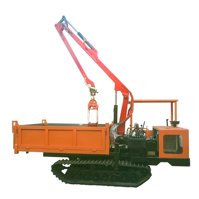 Powerful Machines Equipment Forest Log Grabber Trailer Crawler Wood Grabber on Sale