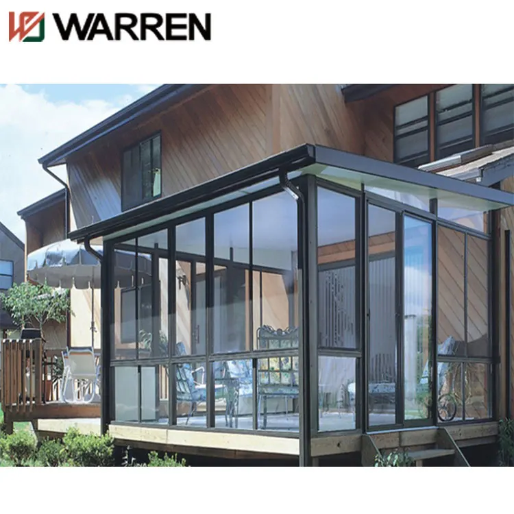 Warren 12ft x 16ft моторизованная алюминиевая беседка стеклянная для балкона