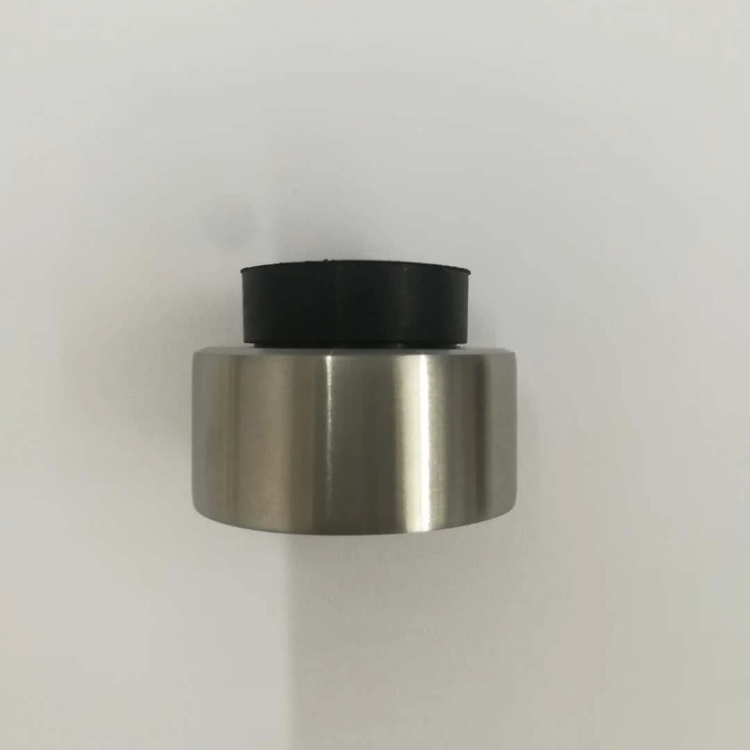 black rubber door stopper for door
