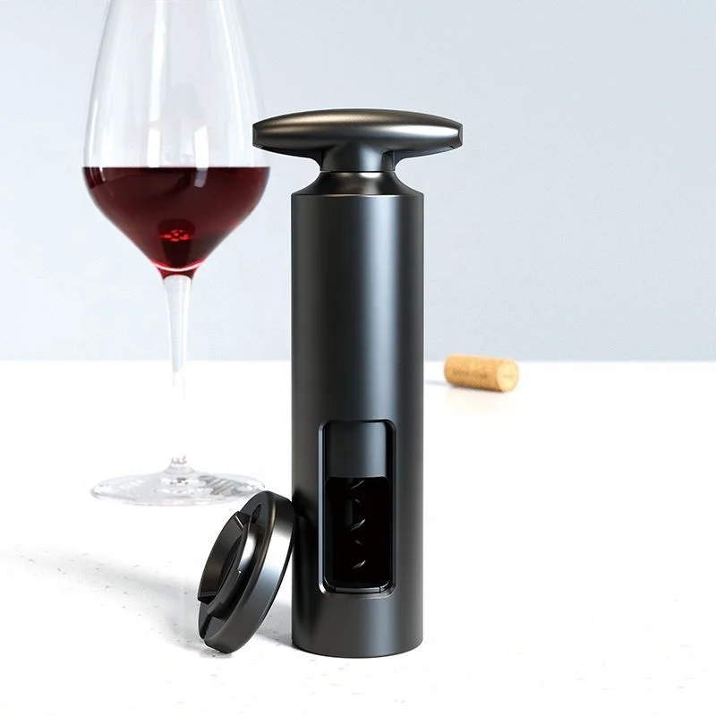 Hot Selling Portable Manual Wine Corkscrew Reusable Wine Bottle Opener and Foil Cutter Set