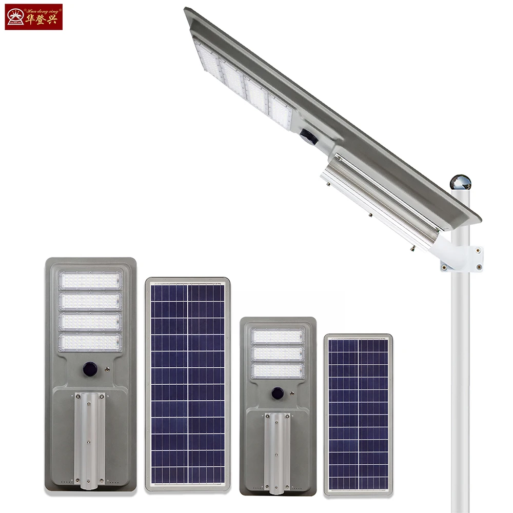 High Quality 100W 150W 200W Integrated Solar Street Light with Motion Sensor & Energy Charging for Garden & Road DC Power Supply