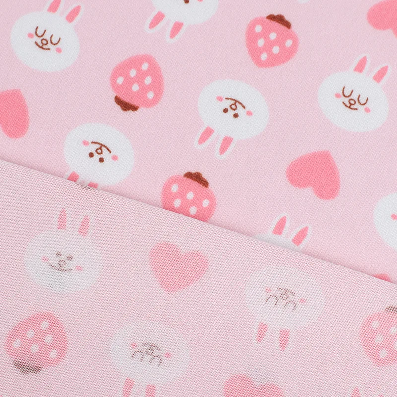 Wholesale Yummy Fabric 95%Poly 5%Spandex DTY Double Brushed Jersey Fabric Print Knit Fabric Shirt