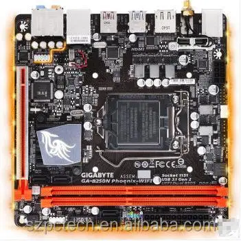 GIGABYTE B250N Феникс Wi-Fi материнская плата MINI-ITX 1680 Вт цвет волшебный свет сплав Броня