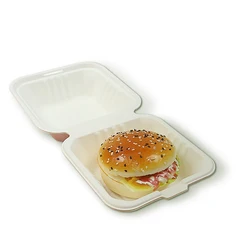 Organic Frozen Paper Seal Bag Custom Dry Baby Fast Clamshell Disposable Takeaway Biodegradable Compostable Food Packaging