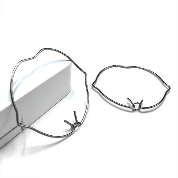 Factory Nickel plated stainless spring steel Wire forming bending spring clip MR16 ring for light lamp