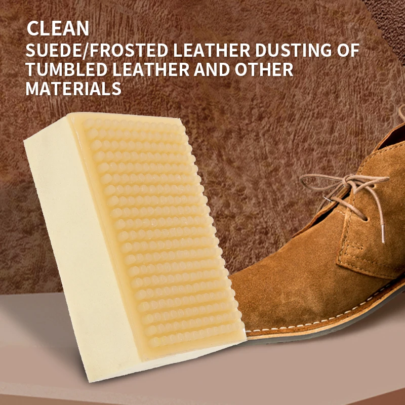 Factory Wholesale Custom Packaging Shoe Suede cleaning scrubs Shoe Cleaning Eraser Matte Leather Fabric Care Shoe Rubber