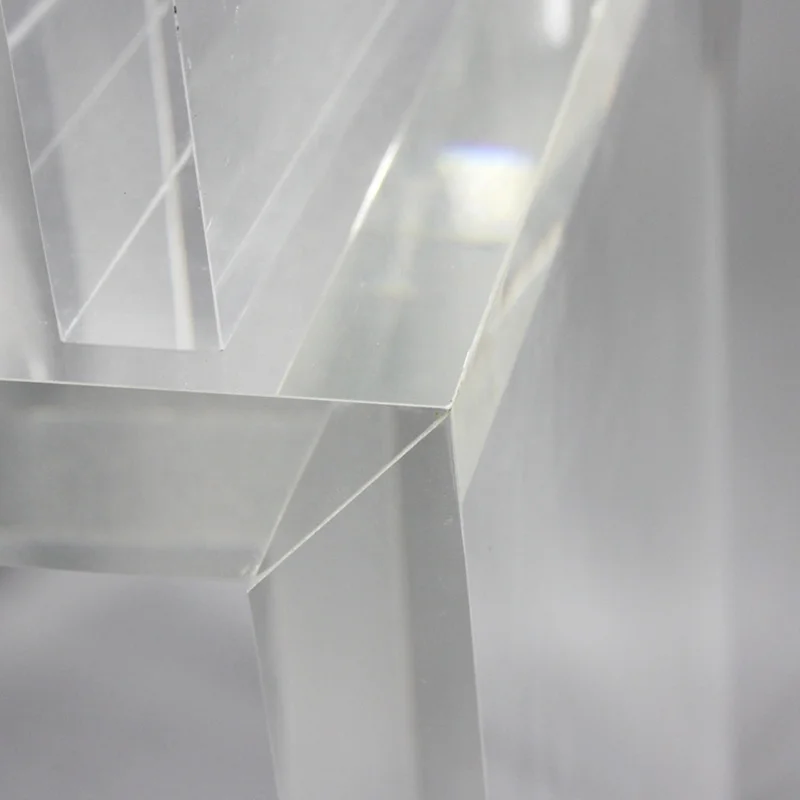 APEX Transparent Acrylic Furniture 3 Pack Free Combination Acrylic Cabinet Shelf Art Craft Display Rack