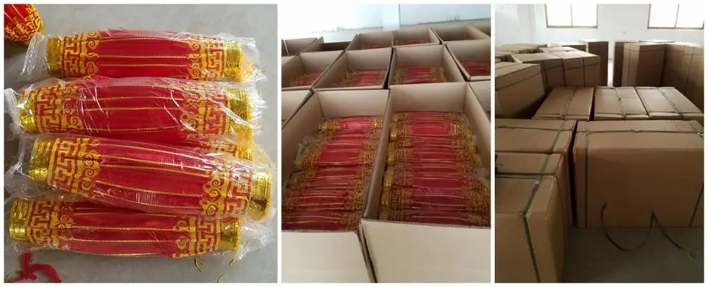 Traditional Chinese Outdoor Red Lantern New Year Decoration