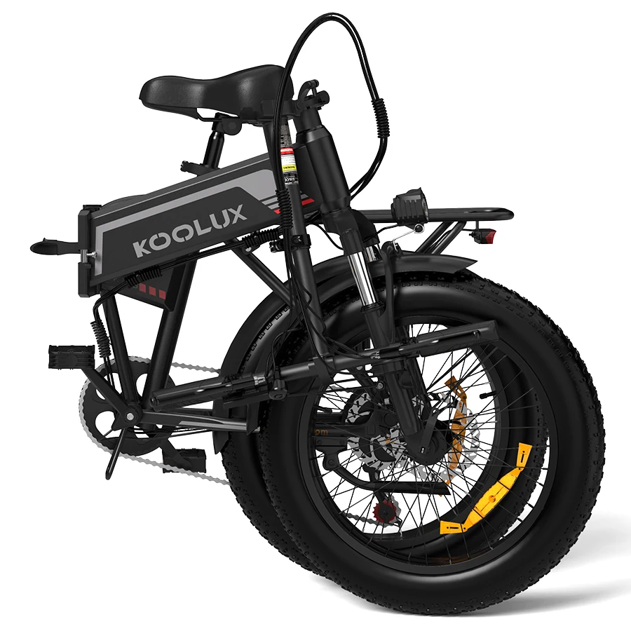 bike Folding 500W Dual Motor KOOLUX 48v13Ah Battery Oil Brake Full Suspension Fat Tire Aluminum Alloy frame Electric Bike