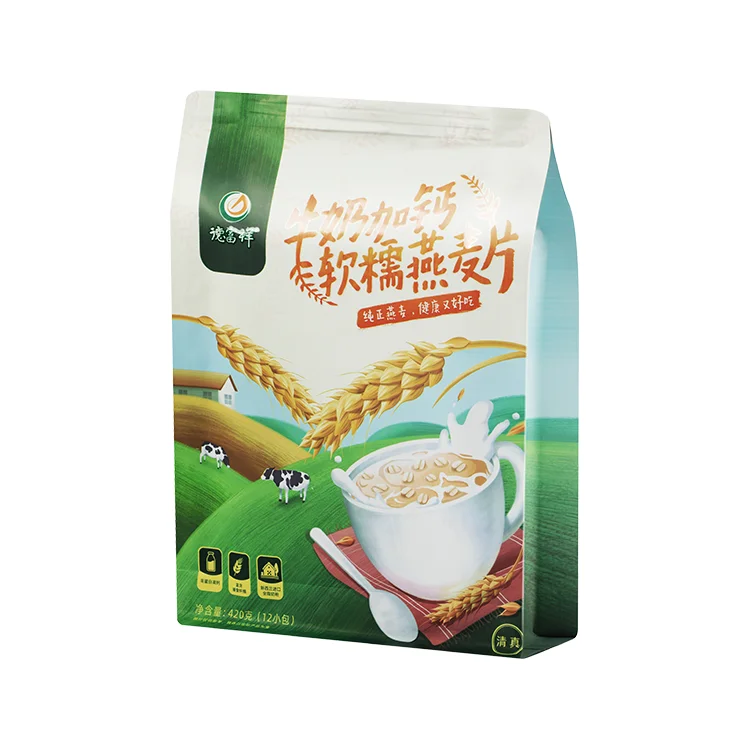 Китайская Оптовая линия производства оригинальные хлопья для завтрака чилиосы еды 500 г белое молоко с кальцием мягкая восковая