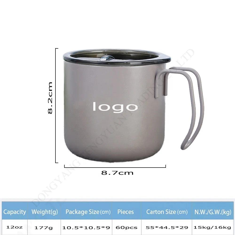 TY Customized Smart Beer Sublimation Double Wall Stainless Steel Vacuum Travel Coffee Thermos Mug With Handle