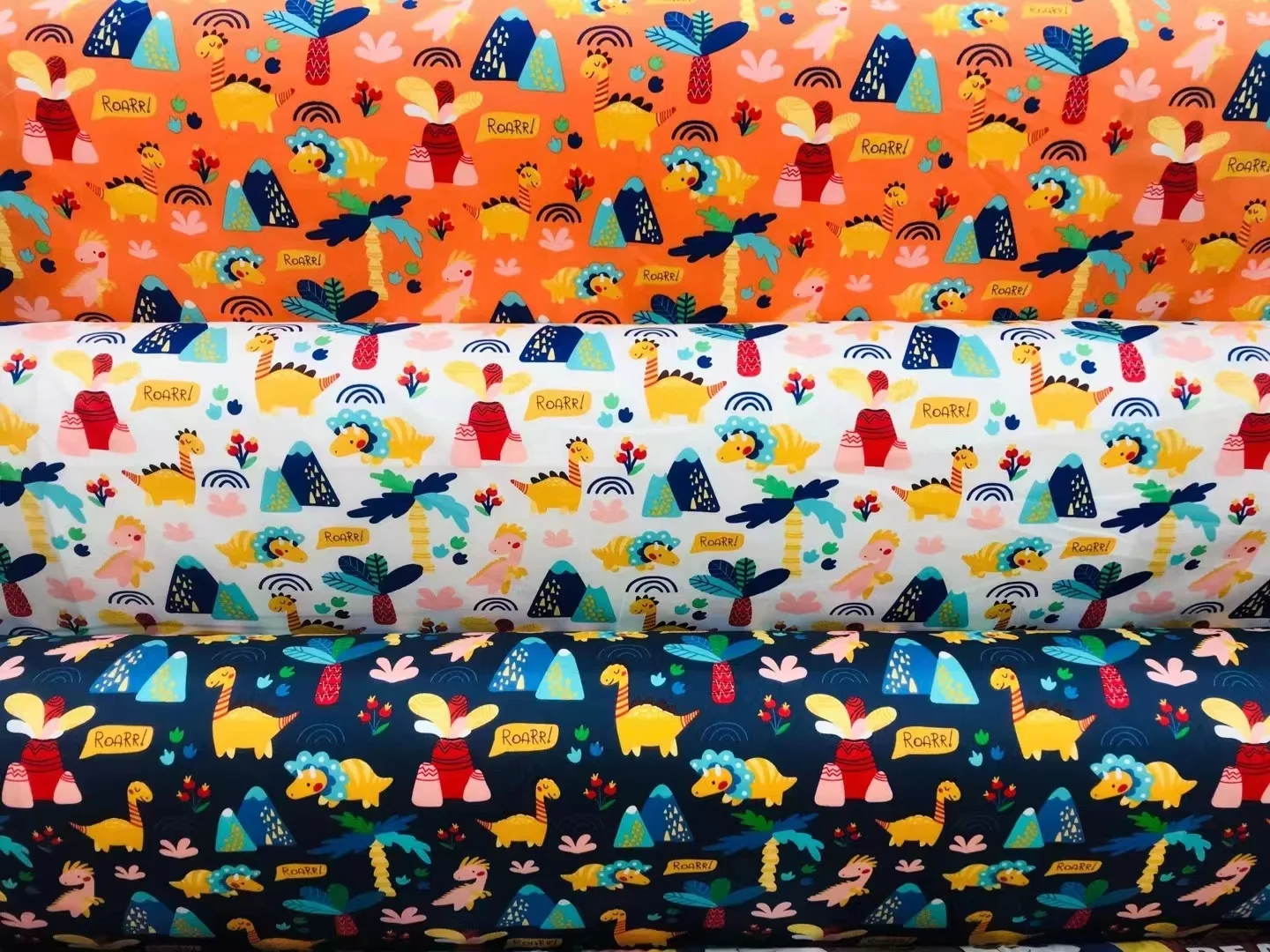 Printed cotton prints twill bedding sets fabric cartoon printed woven fabric for kids bedding sets sleepwear clothes