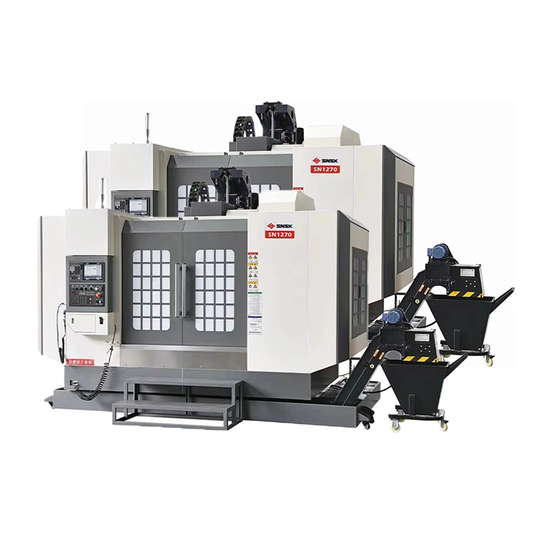 SNSK NV-1270 Suppliers 3 axis Single Table Cheap Services Parts Turning Table Casting Vertical Cnc Processing Machining Center