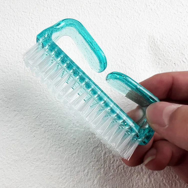 factory outlet oem large plastic manicure brush for nail dust cleaning tools