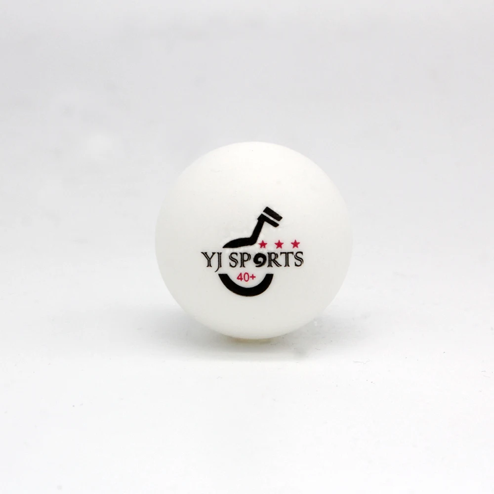 YJ 40+ training 3 star white ABS plastic pingpong training ball  table tennis ball