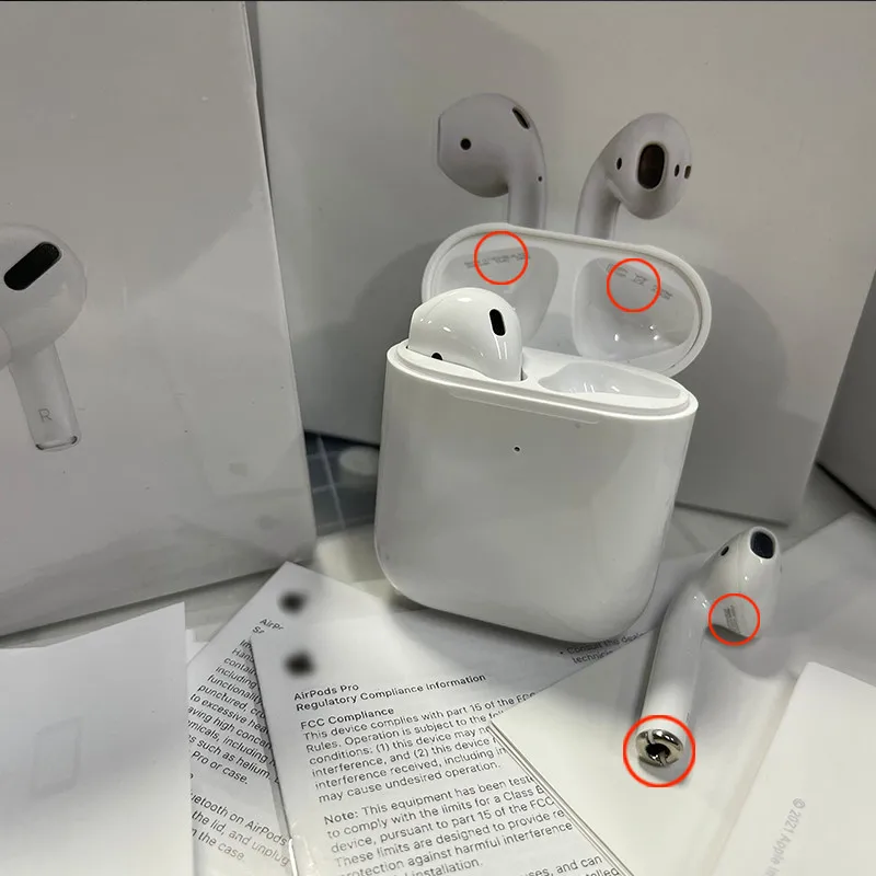 
Original Logo 1:1 Gen 2 1536u 1536 GPS Remane AiPods 2 Appling Air 2 Headphone TWS BT 5.1 Wireless Earbuds 