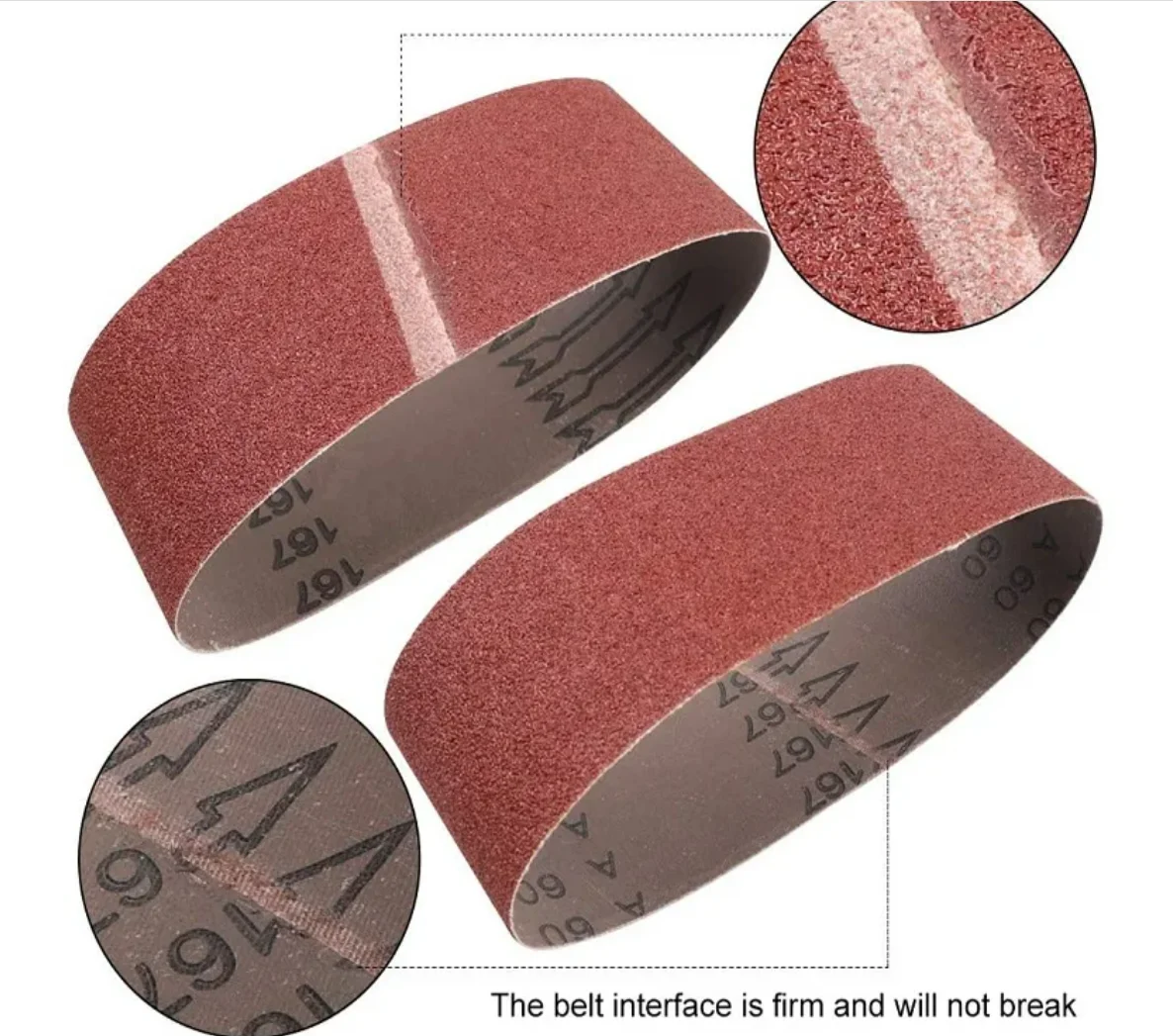 Customize Sanding belt Ceramic  Aluminum Oxide Sanding belt for wood and metal polishing sandpaper rolls