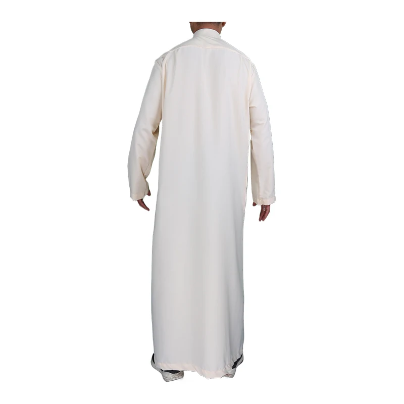 Hot sale Traditional Design Cotton Material Clear Pattern Qatar Style Muslim Men Traditional Jubba Thobe