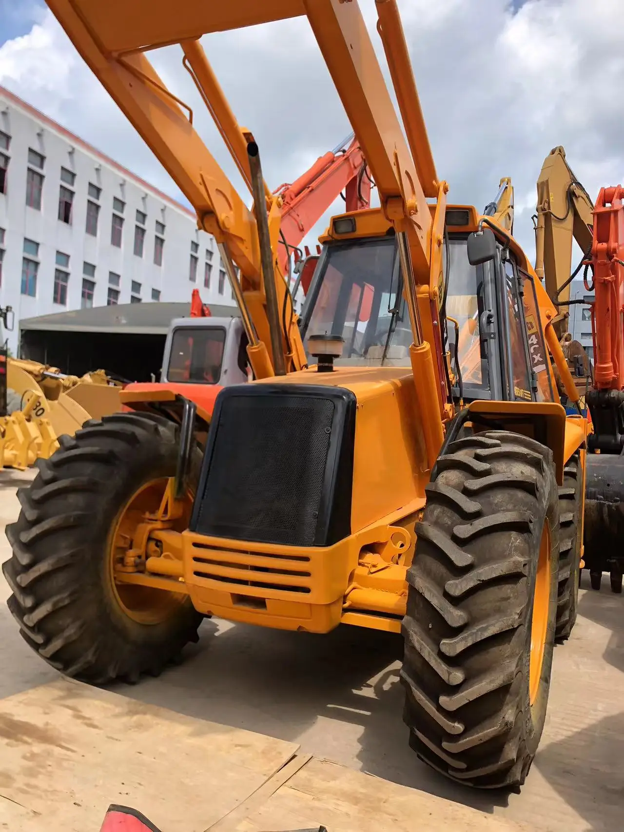 Новый экскаватор-экскаватор погрузчик 4x4 JCB 4CX 3CX дешевая низкая цена