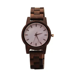 Charm new fashionable custom your own brand watch wood wristwatches women holz uhr own brand