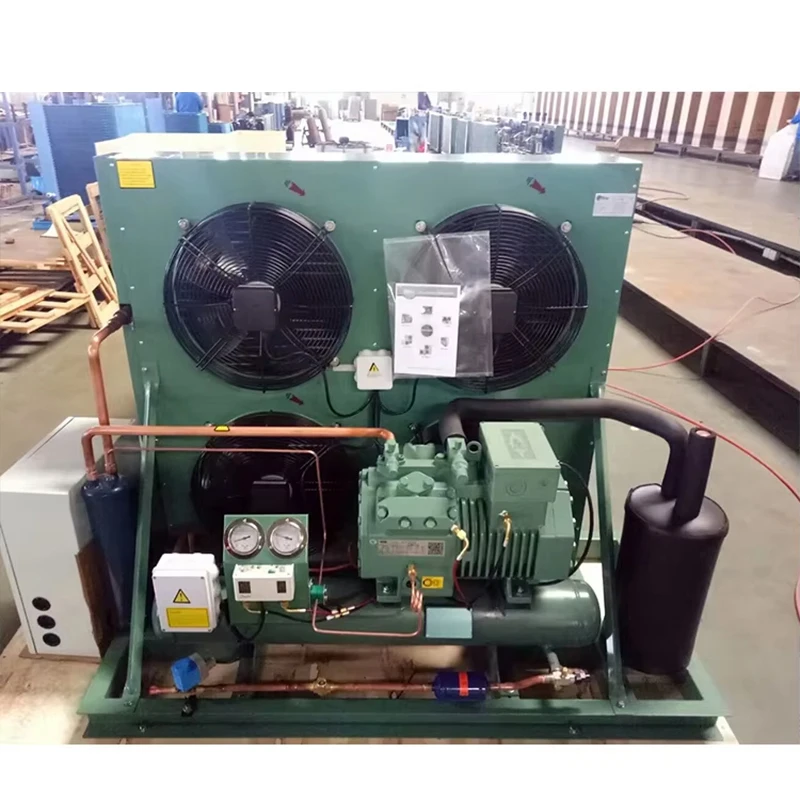 Brand New Automatic Refrigeration Compressor Unit Semi-Enclosed Piston Freezer Condensing Unit
