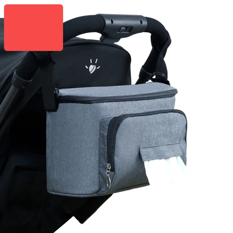 Diaper Bag with Shoulder Strap Baby Stroller Organizer  Bottle Holder and Storage Pocket