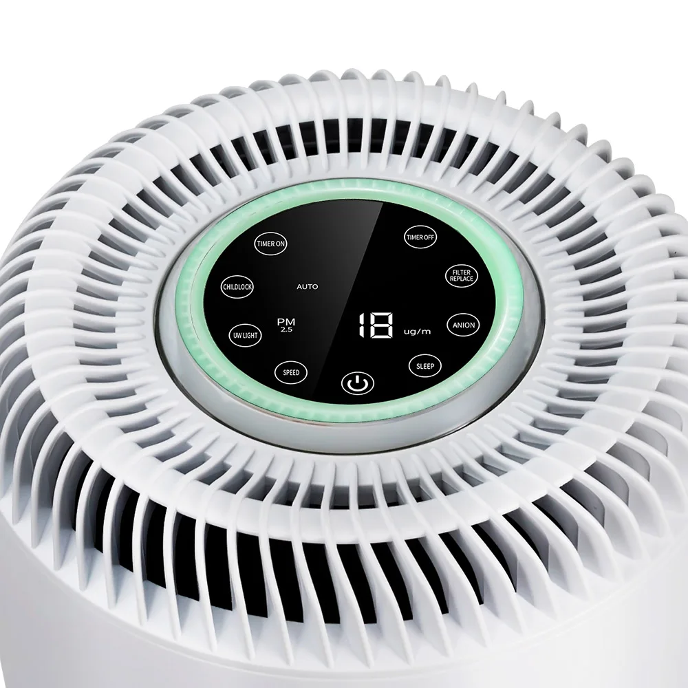 2024 Home net flavor deflavour UV LED HEPA Filter Air freshener with dust sensor cigarette smoke detector