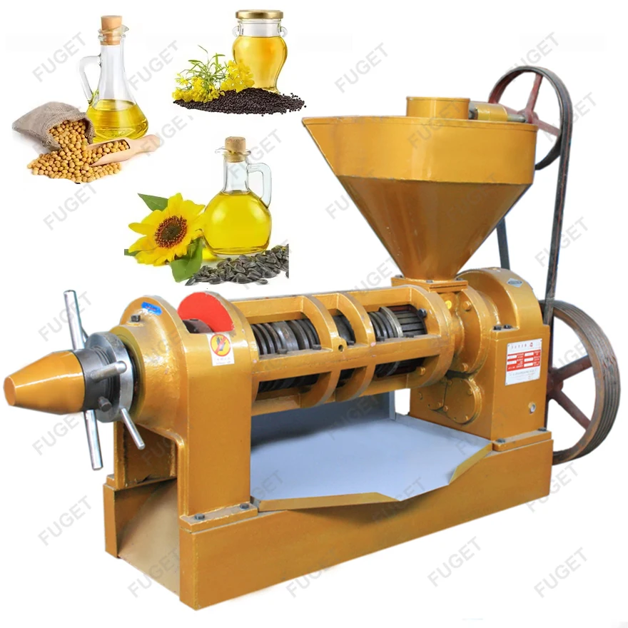 YZYX140 big gearbox sunflower safflower soybean cotton seeds palm kerenel mustard cold oil press mill machine