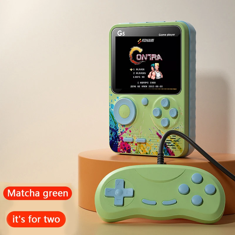 Красочные детские игрушки портативная игровая консоль для двух игроков 500 в 1 Классическая