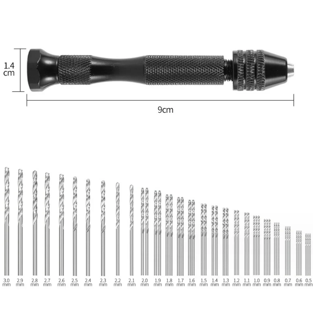 Fully Ground Mini and Micro Drill Bits for Metal Jewelry Handcraft Precision Drilling
