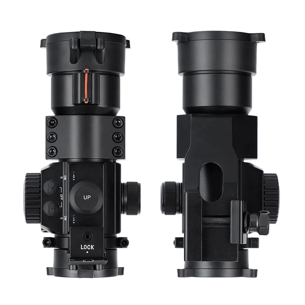 Ohhunt Optics Factory Reflex Sight OEM ODM 1x30 Real Red Fiber Optic Tactical Red Dot Sight Scope