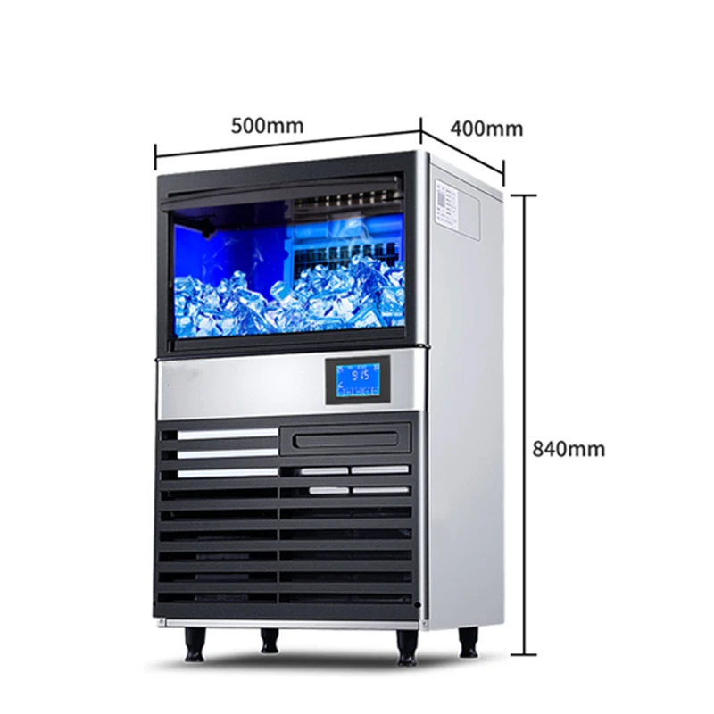 High Quality Commercial Ice Maker Stainless Steel 50kg Ice Maker Machine