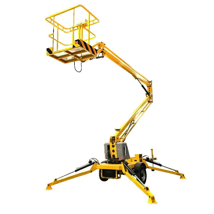 max 20m lifting height boom lift 22 m spider boom lift   aerial work platform