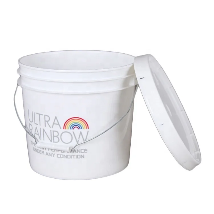  1 галлон 2 галлона 3 5 галлонов поли-пластиковое ведро Круглый HDPE с