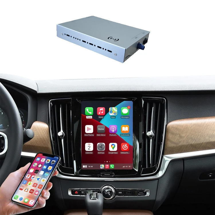 Новая Модель автомобильных гаджетов Carplay Android Auto XC40 XC60 XC90 для VOLVO 2015-2023