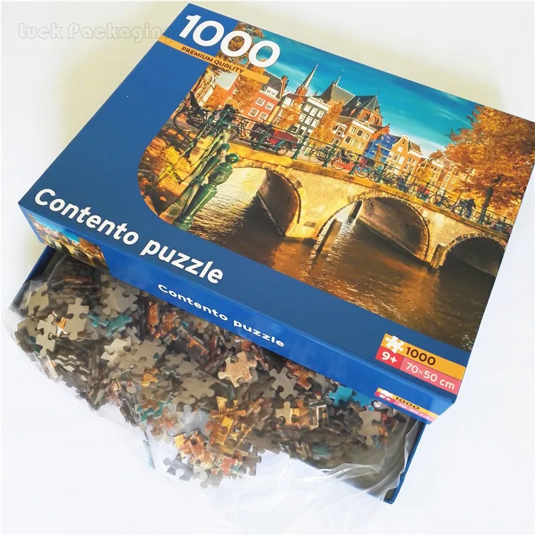 custom 1000 piece puzzle adult jigsaw puzzle print and assemble factory wholesale jigsaw puzzles manufacturers