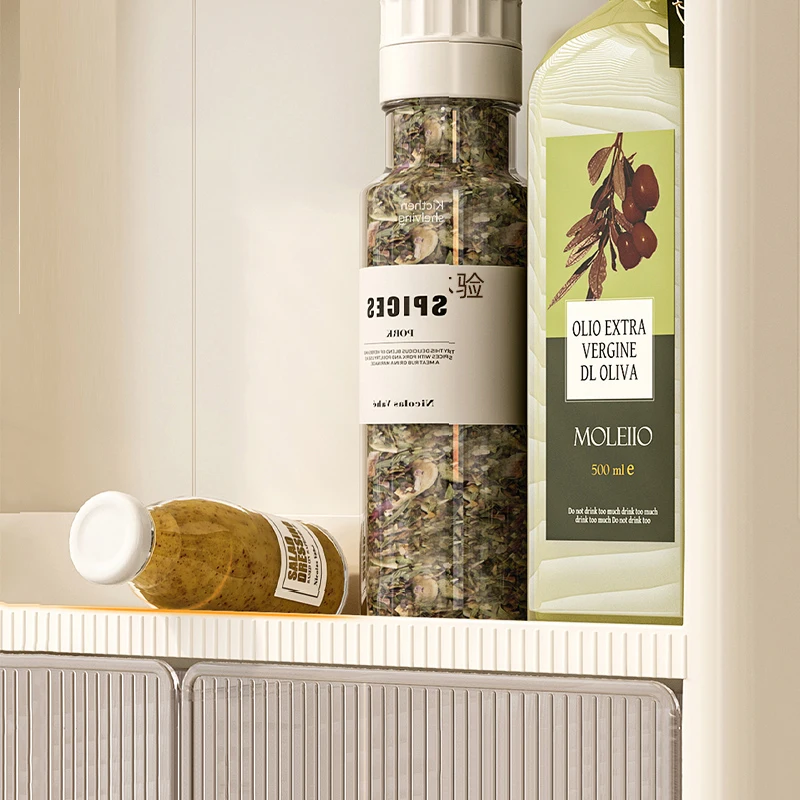Wannuo Kitchen Wall-mounted Seasoning Shelf Kitchen Storage Kitchen Wall Storage Shelf With Traceless Sticker