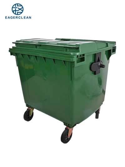 1100l dust bin trash trash bin waste outdoor garbage bin