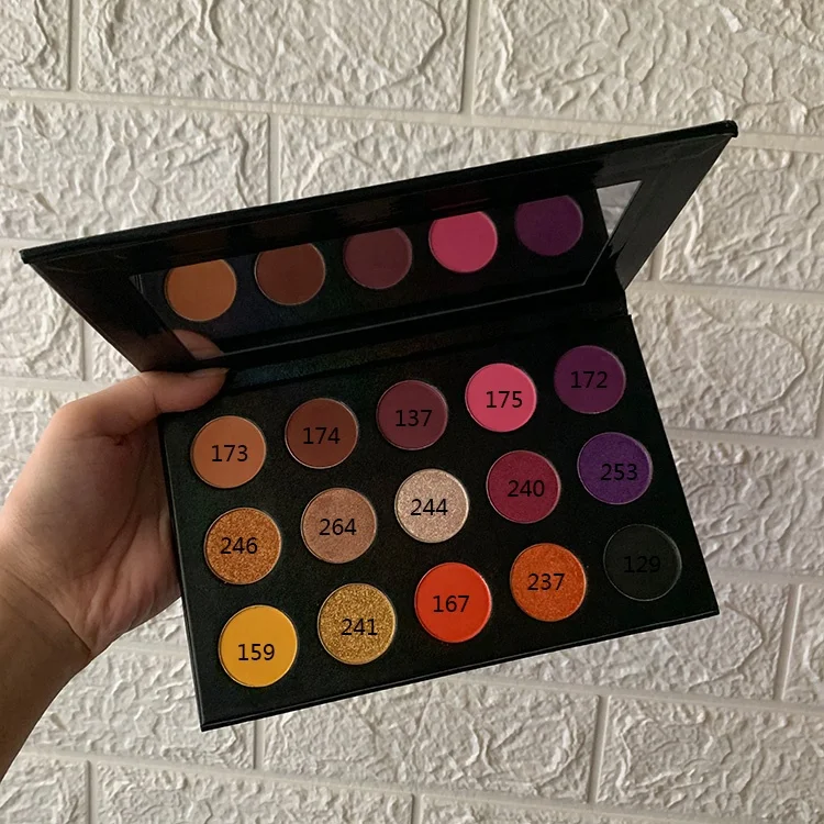 
Private Label Cardboard Loose Pigment Cosmetic Glitter Custom Logo OEM Natural Eye Shadow 