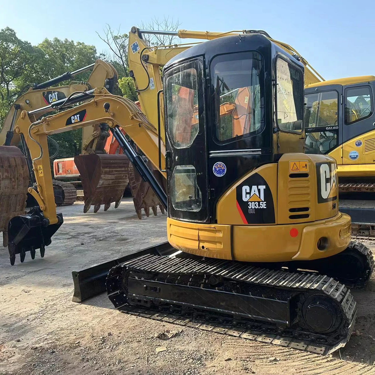 Используется мини 3-тонный экскаватор CAT 303.5E гидравлический гусеничный 303.5e для продажи