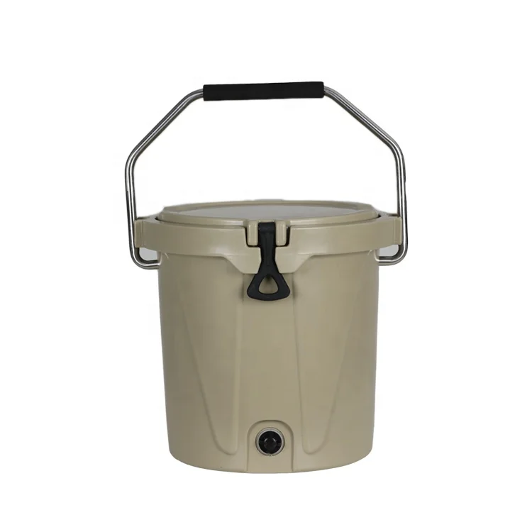 High quality 5 Gallon round standing ice chest hard plastic cooler water cooler bucket
