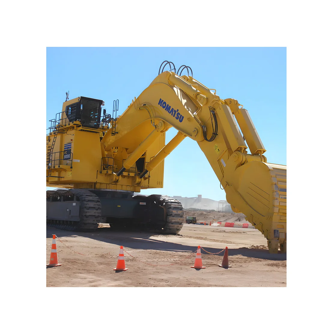 Подержанный экскаватор komatsu pc8000